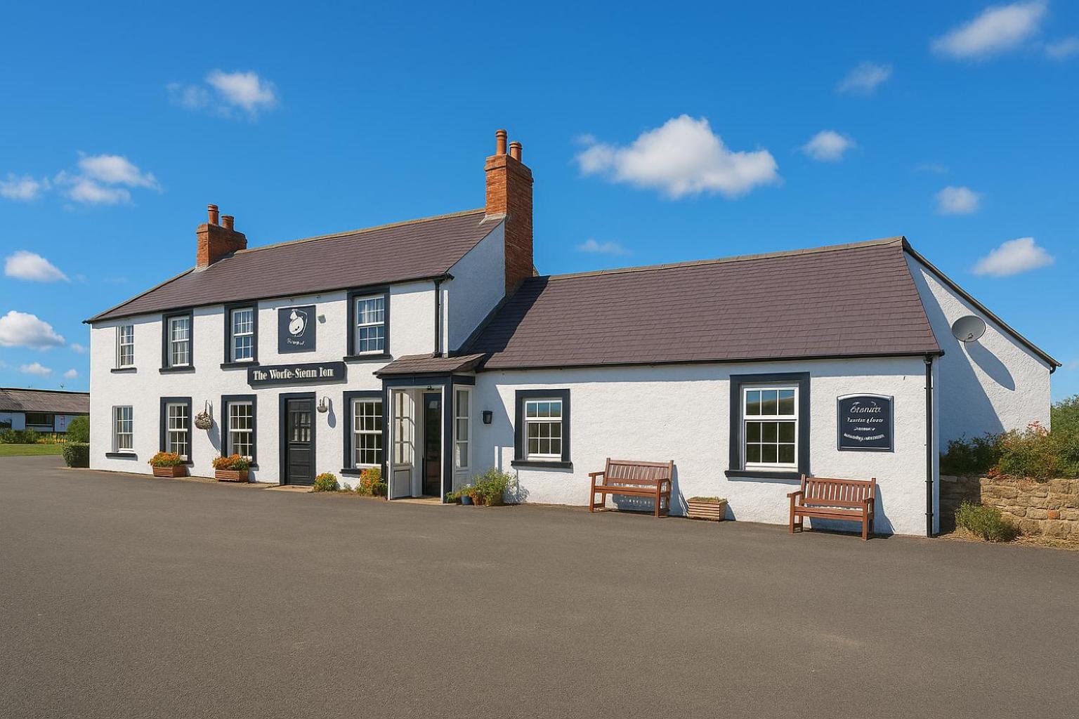The White Swan Inn Lowick  Luaran gambar